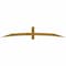 Ekena Millwork Bellingham Rough Sawn Timber Gable Bracket, Western Red Cedar, 96"W x 16"H x 4"D x 4"F, 4/12 Pitch GBW096X16X0404BEL00RWR - alternate 1